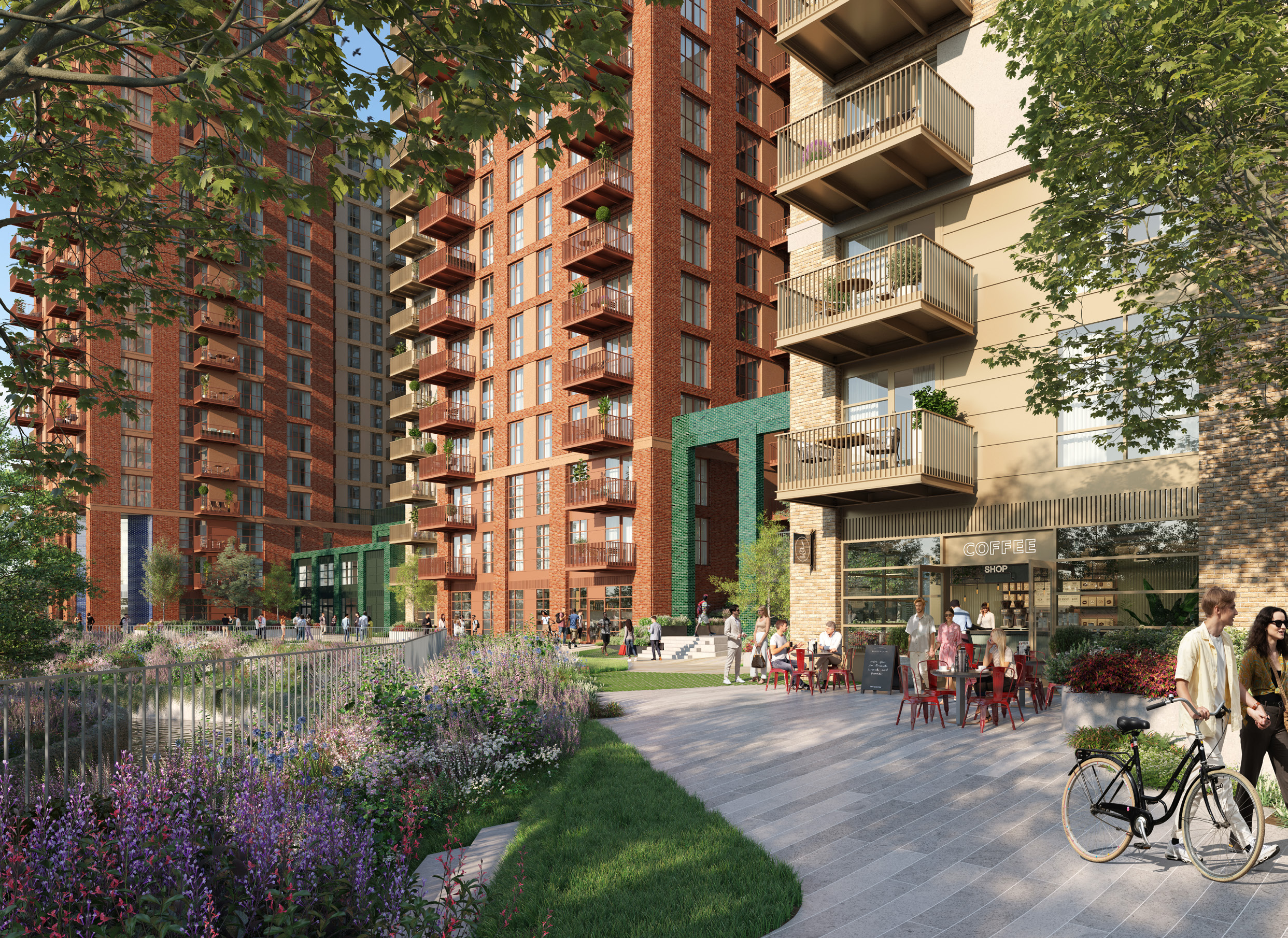 Brookline apartments at Fulton and Fifth Wembley Park