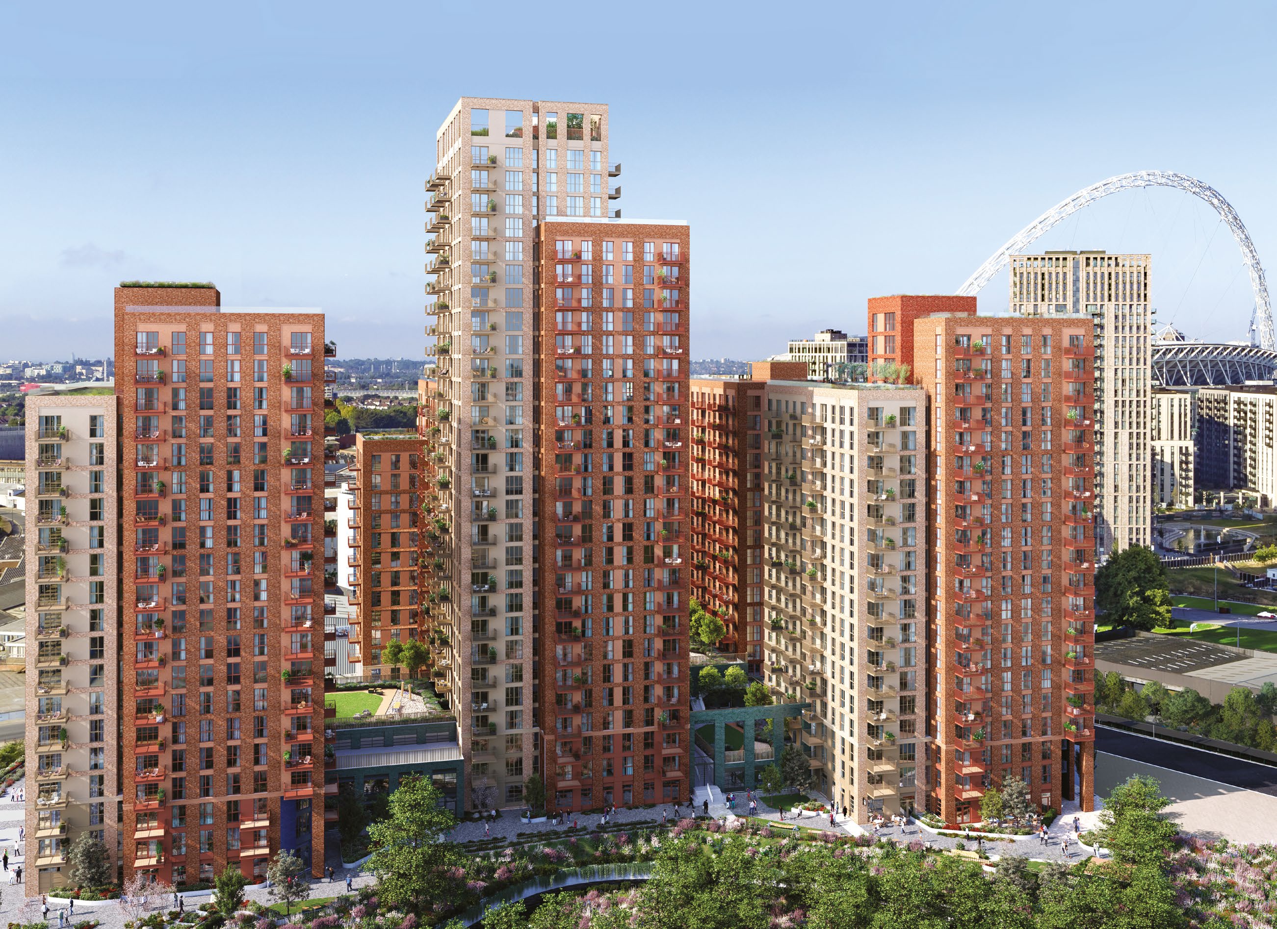 Elmhurst apartments at Fulton and Fifth Wembley Park