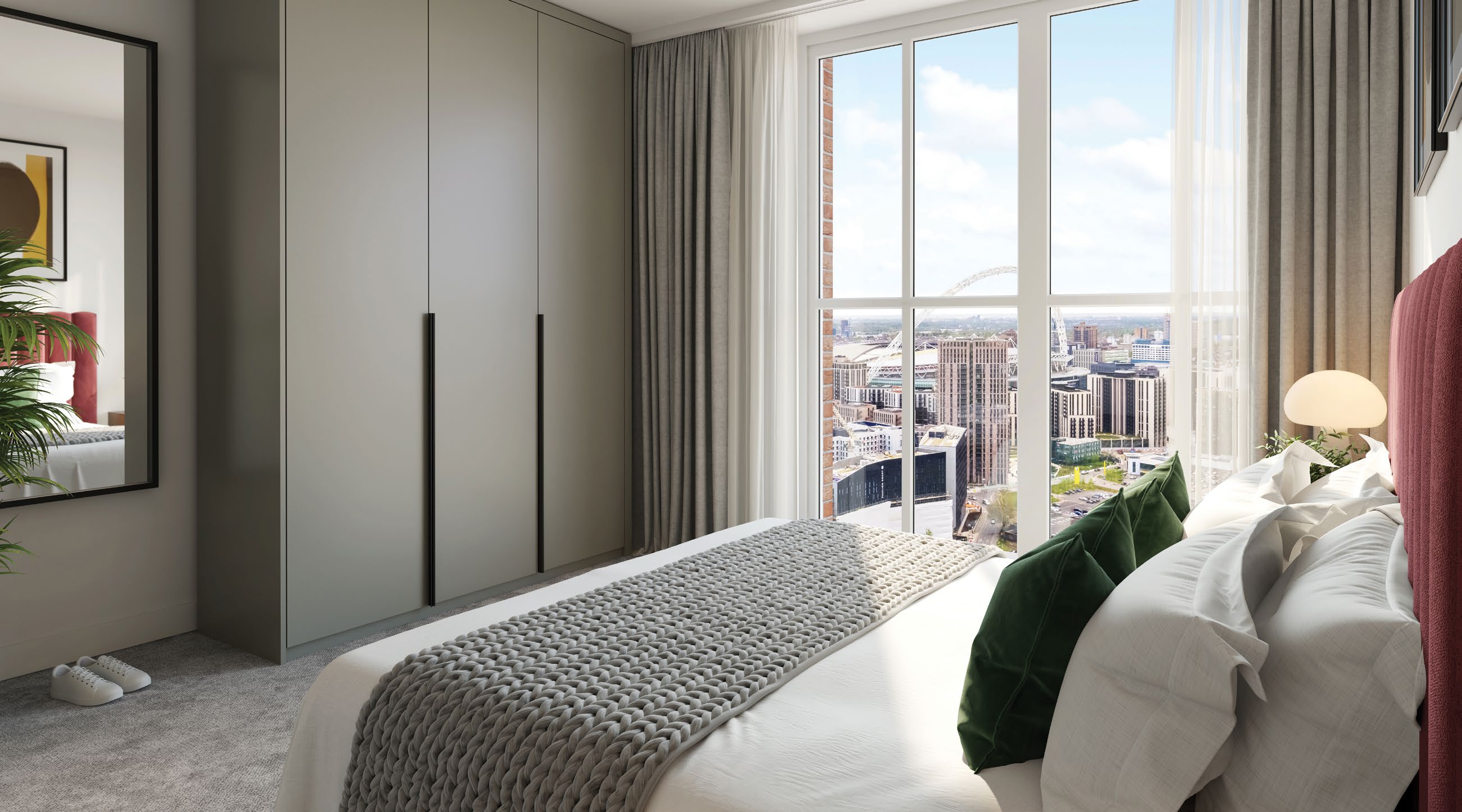 Fulton and Fifth master bedroom with designer specifications